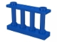 Holzzaun 1x4x2 blau