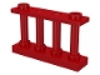 Holzzaun 1x4x2 rot 30055