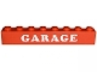 1 x 8 rot Garage