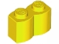 Lego Palisadenstein 1 x 2 gelb 30136