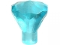 LEGO Rock 1 x 1 Jewel 24 Facet, tr hellblau