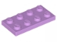 Lego Platte 2x4 lavender