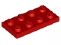 Lego Platten 2x4 rot neu