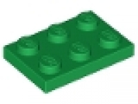 Platte 2x3 grün