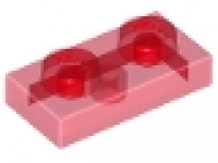 Platte 1x2x0,33 tr rot, neu