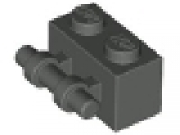 Stein mit Griff 1 x 2  30236 altes dunkelgrau