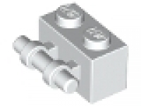 Stein mit Griff 1 x 2  30236 weiß
