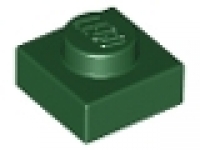Platte 1x1 x 0,33 dunkelgrün