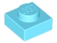 Platte 1x1x0,33 hellazure