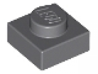 Lego Schnäppchen 30 x Platte 1x1 neues dunkelgrau