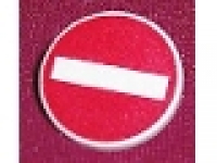 Verkehrsschild  mit Clip  30261px4 weiß  Einbahnstraße, Einfahrt verboten