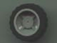 Rad altes hellgrau 18mm D. x 14mm with Black Tire 24 x 14 Shallow Tread (30285 / 30648)