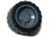 Rad neues dunkelgrau 18mm D. x 14mm with Black Tire 24 x 14 Shallow Tread (30285 / 30648)
