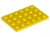 Platte 4x6 gelb