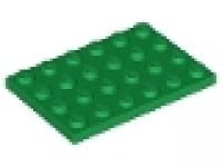 Platte 4x6 grün