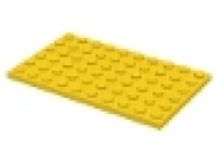 Platte 6x10 gelb