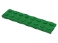 Lego Platten 2x8 grün