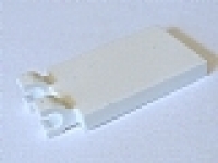Lego Fliese 2 x 3 weiß mit 2 ( U) Clips 30350c
