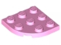 1/4 Kreisplatte 3x3x0.33 pink 30357