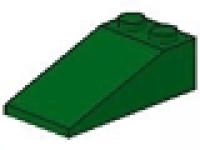 Lego Dachstein 18° 2x4 grün