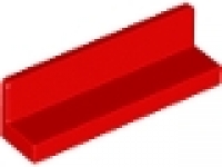 Winkelfliese Paneele 1 x 4 rot