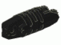 Hinge Cylinder 1 x 3 Locking with 1 Finger and 2 Fingers on Ends, with Hole