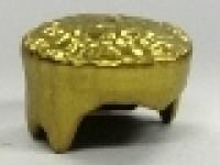 Haare in metallic gold 30608