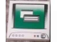 2 x 2 Fliese 3068bpb0381 weiß PC Monitor