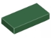 Lego Fliesen  3069b dunkelgrün 1 x 2