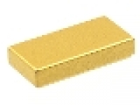 Fliese 1 x 2 metallic gold