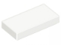 Lego Fliesen  3069b weiß 1 x 2