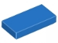 Lego Fliesen  3069b blau 1 x 2