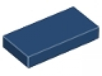 Lego Fliesen  3069b dunkelblau 1 x 2