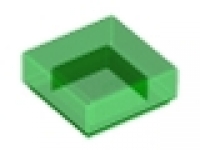 Lego Fliese 1 x 1 tr grün 3070b