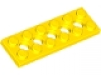 Lego Lochplatten 2x6 gelb