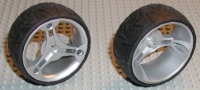 Wheel 70 x 28 mm Futuristic with Black Tire 70 x 28 mm Futuristic (32077 / 32078)