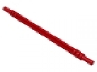 Flexachse 11 cm lang rot