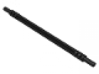 Flexachse 11 cm lang schwarz