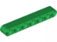 Lego Liftarm  1x7 grün