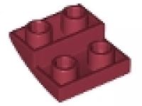 LEGO Schrägstein invers 2 x 2 x 2/3 dunkelrot, 32803