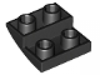 LEGO Schrägstein invers 2 x 2 x 2/3 schwarz, 32803