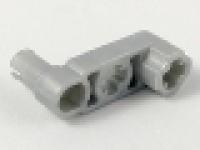 Lego Technic, Liftarm 1 x 3 with 2 Axle Holes and Pin / Crank, paerl hellgrau