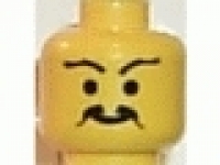 Minifig Kopf gelb 3626bpb0020