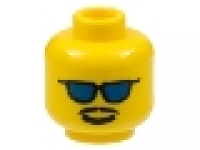 Minifig Kopf gelb 3626bpb0110