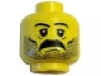 Minifig Kopf gelb 3626bpb0172