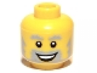 Minifig Kopf gelb 3626bpb0514