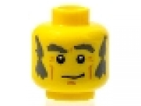 Minifig Kopf gelb 3626bpb0609