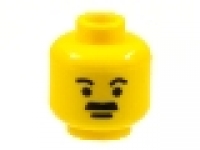 Minifig Kopf gelb 3626bpx11