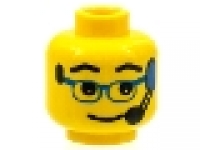 Minifig Kopf gelb 3626bpx24