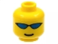 Minifig Kopf gelb 3626bpx87